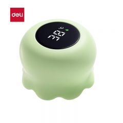 得力（deli） LE510  水温计婴儿洗澡温度计老人儿童礼物生日礼品宝宝室内测水温新生儿浴盆绿色小水母