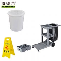 漫德莱 布草车无盖大轮套装 灰色