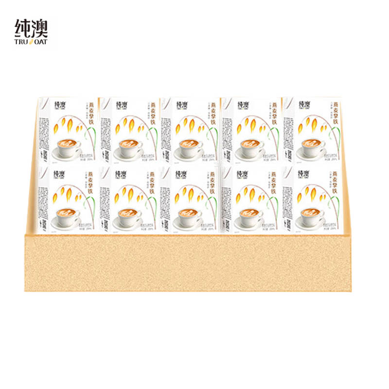 纯澳 燕麦拿铁咖啡饮料200ml*10  燕麦奶植物蛋白营养早餐奶谷物饮料便携即饮装