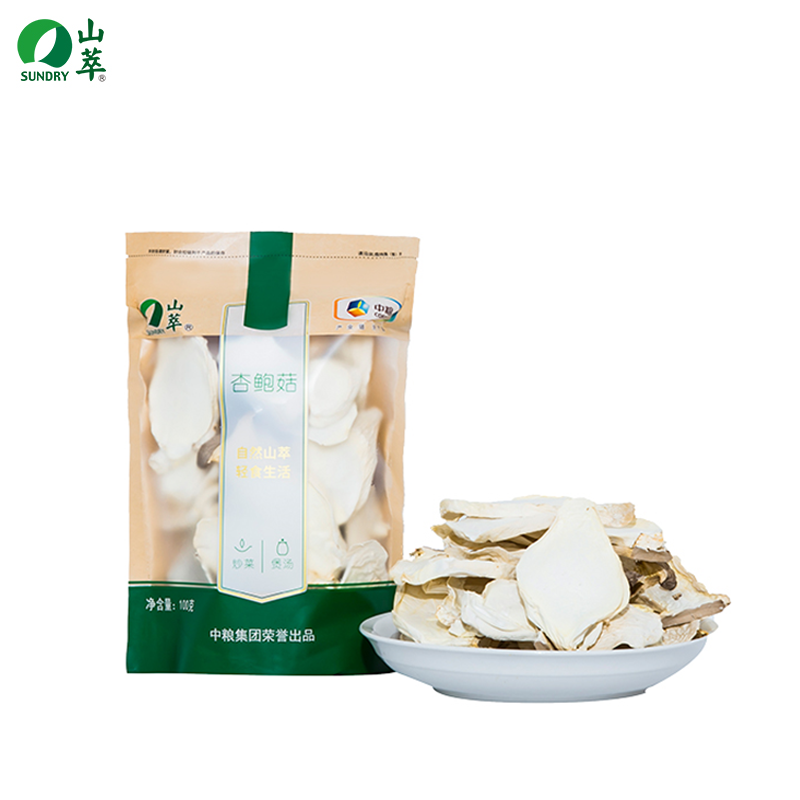 中粮山萃 干货干菌杏鲍菇100g