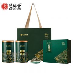 艺福堂 茶叶绿茶 新茶碧螺春茶明前特级高档礼盒装送礼送长辈250g 盒