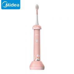 美的（Midea） YE1儿童电动牙刷 声波震动 专业防蛀 软毛护龈 可充电 三种模式 智能定时适用3-12岁粉