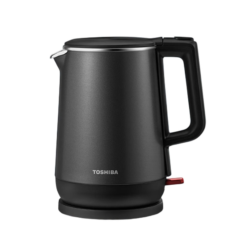 东芝（TOSHIBA） KT-17DRTC 防烫烧水壶电热水壶电水壶316L不锈钢内胆1.7升大容量温控煮水壶开水壶黑色