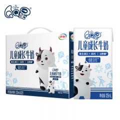 伊利 学生营养早餐奶 QQ星儿童成长牛奶健固型125ml*20盒/箱