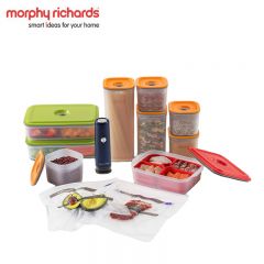 摩飞（Morphyrichards） 保鲜机无线抽真空保鲜盒套装家用零食水果食物全自动真空机可微波收纳盒MR1119一套