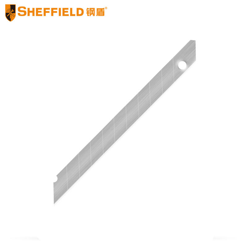 钢盾 （SHEFFIELD ） S067109美工刀替换刀片9mm美工刀片裁纸刀片小号9mm （每包10片）（12包起发）