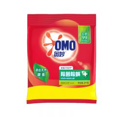 奥妙（OMO） 源自天然酵素衣物清洁剂清洁衣服污渍易溶易漂家用 桉树艾草 2kg