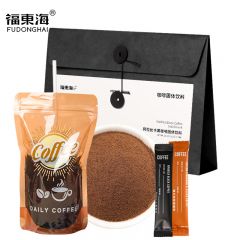 福东海 阿拉比黑咖啡锡兰肉桂咖啡组合1.5g*14条 速溶美式0脂肪0蔗糖袋装