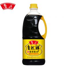 鲁花 特级生抽 榨取原汁 厨房调味品 自然鲜酱香酱油800ml