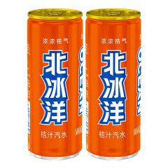 北冰洋 听装桔汁汽水 330ml*24听/箱