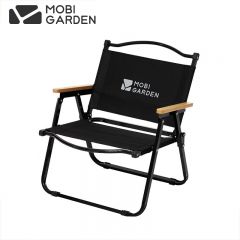 牧高笛（MOBIGARDEN） 折叠椅户外露营克米特椅便携露营椅沙滩椅NX22665037曜石黑
