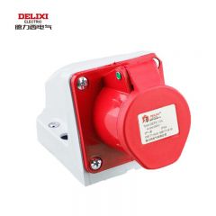 德力西电气 工业用明装插座 DEP2-124 32A4芯415V/个