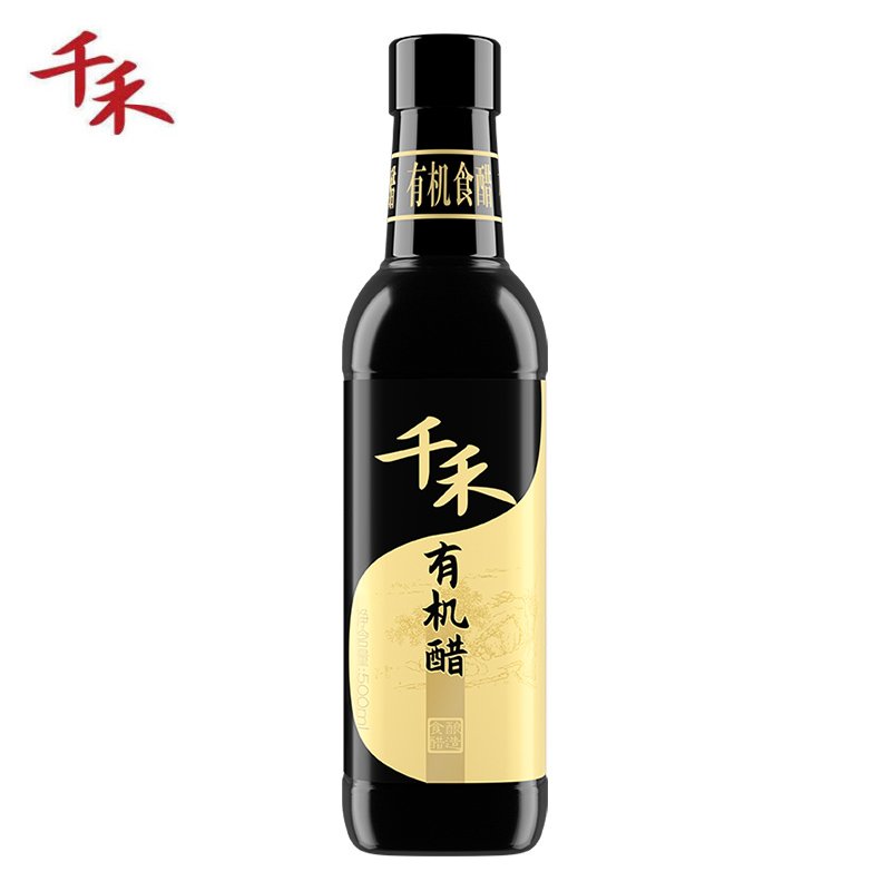 千禾 酿造食醋 原料有机认证 不使用添加剂 有机醋 500mL