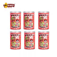 林家铺子 彩标草莓 糖水草莓罐头 餐后甜点 办公室零食425g*6罐
