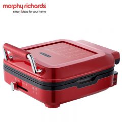 摩飞（Morphyrichards） 电饼铛 家用双面加热大火力三明治早餐机 下盘可拆卸面包吐司煎烤机烙饼锅 MR8600高贵红