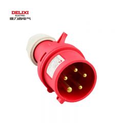 德力西电气 工业用插头 DEP2-025 32A5芯415V /个