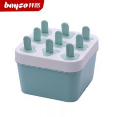 拜格（BAYCO） 雪糕模具自制冰棍冰棒模具家用DIY冰格创意冰淇淋模具 北欧绿单个装 绿色雪糕模具BX6812