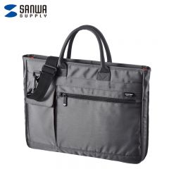 山业（SANWA）BAG-GF9GY-C商务休闲电脑包  灰色 14英寸