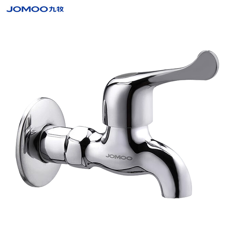 九牧（JOMOO）7101-238/1C-1 精铜镀铬龙头 单冷自来水拖把池洗衣机龙头阳台卫生间水龙头 四分加厚