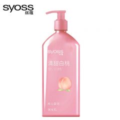 丝蕴（syoss）桃沁盈润柔顺护发素680ml 白桃香氛修复发丝持久留香