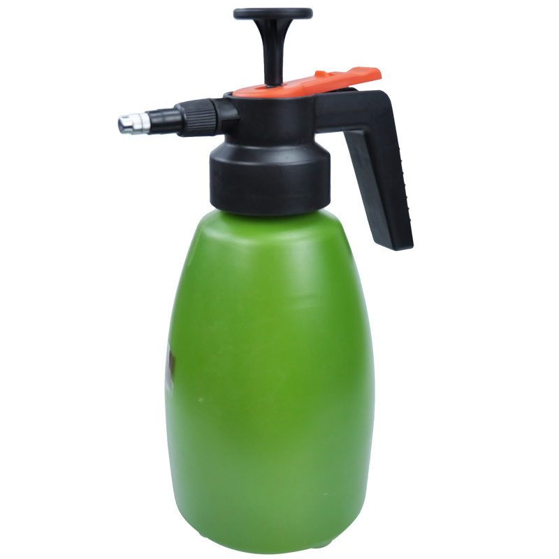 兰诗（LAUTEE）园艺洒水壶 气压式喷雾器 带刻度压力喷壶 1.8L 绿色 HF-Q-601