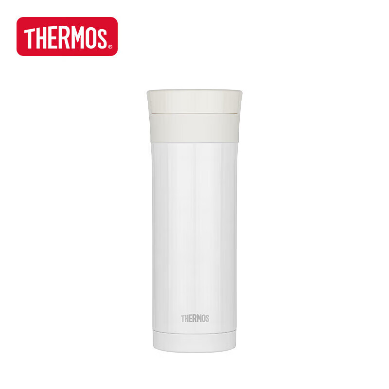 膳魔师（THERMOS） 温显杯不锈钢保温杯温度显示充电便携泡茶水杯TCDB-500 白色 470ml