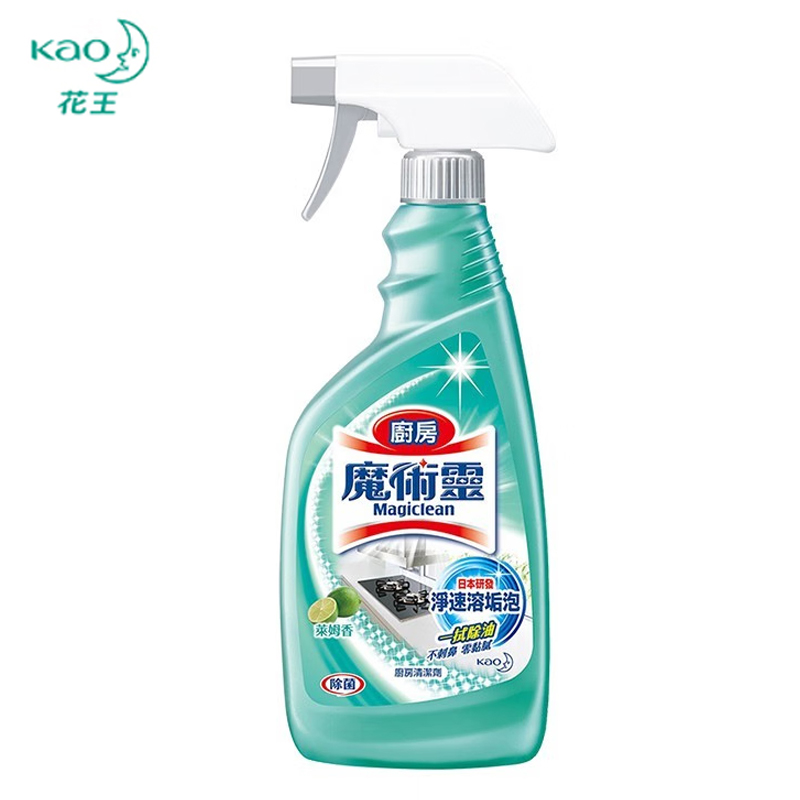 花王（KAO）魔术灵油烟机厨房清洁油污净去重油 油烟净除垢去污 厨房清洁剂500ml