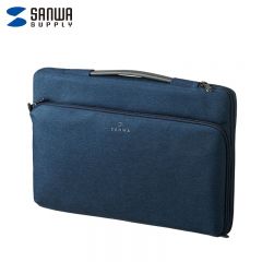 山业（SANWA） IN-CAC1NV-12苹果电脑包手提 macbookpro内胆包 笔记本包 毛绒内胆专利护角 深蓝色 12英寸