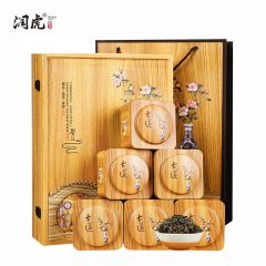 润虎 中火礼盒装高档送长辈伴手礼 乌龙茶 古道 铁观音浓香型一级504g