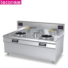 乐创（lecon） LC-J-SXC12D商用双头单尾小炒灶12KW*2企业用电磁灶