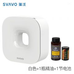 瑞沃（SVAVO）  自动香薰机空气清新剂家用扩香飘香器PL-151090套单（非蓝牙）白