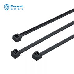 瑞氪维尔（Raxwell） 自锁式尼龙扎带电工扎带 理线带 8*500 黑色多功能捆线带100根/包 RECT0024