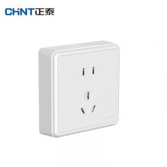 正泰（CHNT） 插座墙壁面板 明装插座NEW1C系列 正五孔 NEW1-C11100A