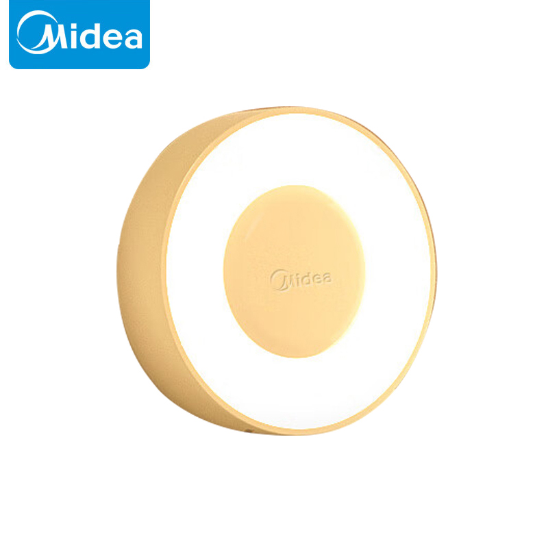 美的（Midea） LED遥控小夜灯母婴壁灯卧室床头灯喂奶起夜灯创意氛围灯门前迎宾 MTD0.8-M/K-02