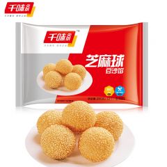 千味央厨 豆沙馅芝麻球260g/袋 传统年货油炸点心 糯米麻球
