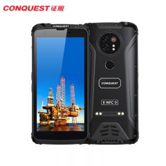 CONQUEST F5 6G+128G 征服F5三防智能对讲手机4G全网通DMR硬件350MHz对讲物联网扫描头物流手持巡检终端 标准版