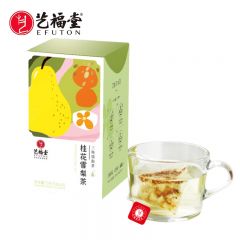 艺福堂 桂花雪梨茶75g 茶叶 桂花雪梨茶 桂花茶 苹果干金桔袋泡茶 秋冬茶养生茶15包