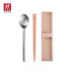 双立人（ZWILLING） 便携筷勺 粉色 3件套