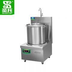 圣托（Shentop） 304#不锈钢单头电矮汤炉 15KW 酒店饭店矮汤炉平面高汤炉 DCE29