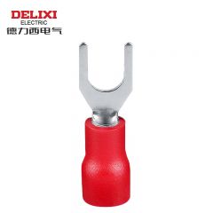 德力西电气 SV1.25-5 叉形预绝缘端头 0.6mm (500只/袋) DHASV1025M5RHB 红色