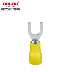德力西电气 SV1.25-3 叉形预绝缘端头 0.6mm (500只/袋) 黄 DHASV1025M3YHB