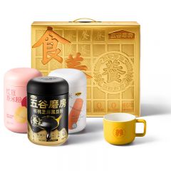 五谷磨房  新团圆三宝礼盒 546g*3罐+杯