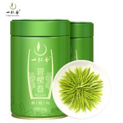 一杯香 碧螺春 睿无6000 50g*2罐 苏州洞庭碧螺春特级 明前散装茶叶