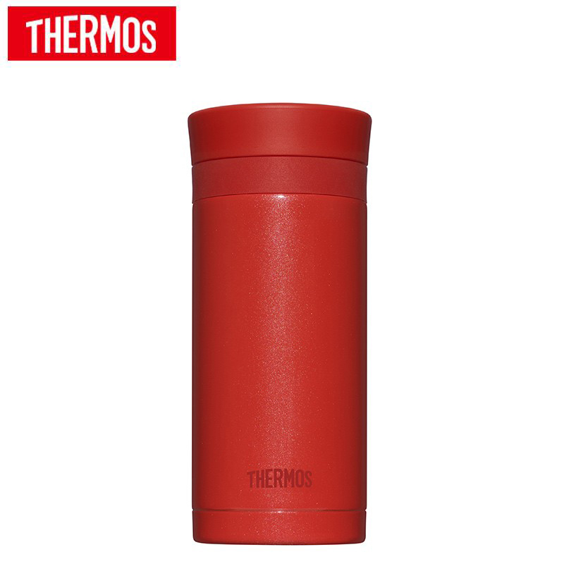 膳魔师（THERMOS）口红杯保温杯女高颜值水杯学生杯子TCNC-200 AR405G金闪番茄红 200ml