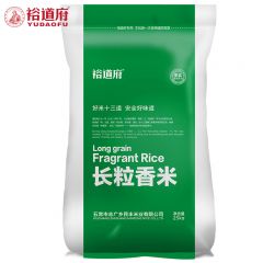 裕道府 长粒香大米25kg 50斤大米 一级 东北大米 粥米煲饭煮饭米
