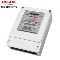 德力西电气 电表 三相四线380V电子式电能表电度表火表 DTS606 3×220/380V1级 3×15(60)A
