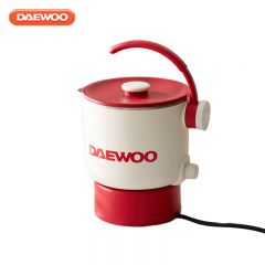 大宇（DAEWOO） S32便携式烧水壶电水壶折叠316不锈钢 旅行出差家用养生冲奶电热水壶学生泡面杯0.8L 316不锈钢丨奶糖白