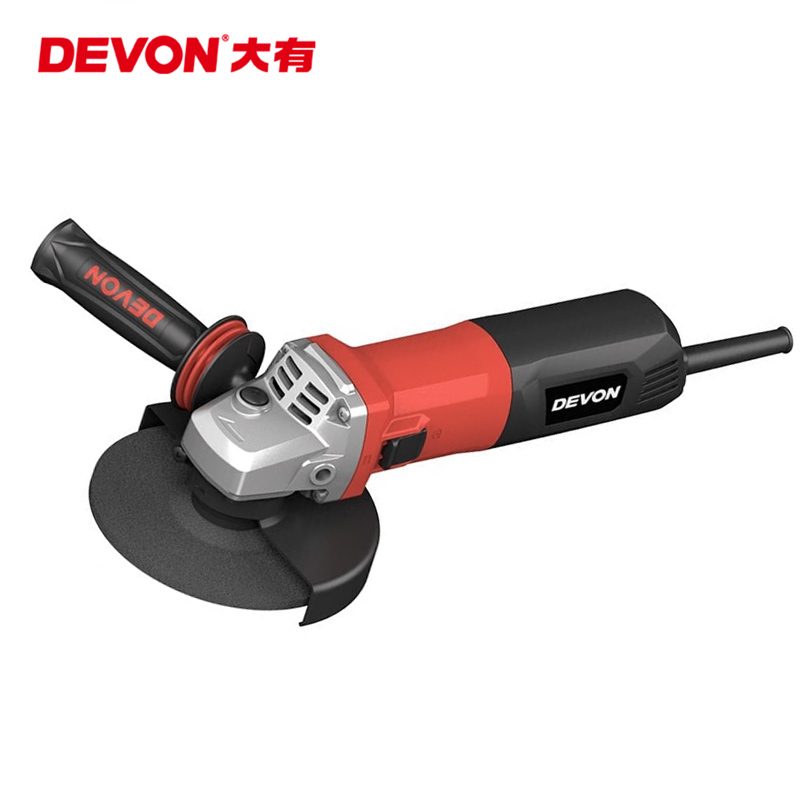 大有（Devon）1500W角磨机2888工业级重载角磨125mm/150mm短柄切割打磨抛光多功能电动工具 2888-15-125