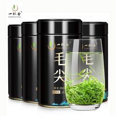 一杯香 毛尖 睿无2000礼盒62.5g*4罐 绿茶明前头芽毛尖 礼盒装