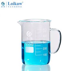 垒固 带手柄玻璃烧杯500ml（1个盒装）B-000158-1